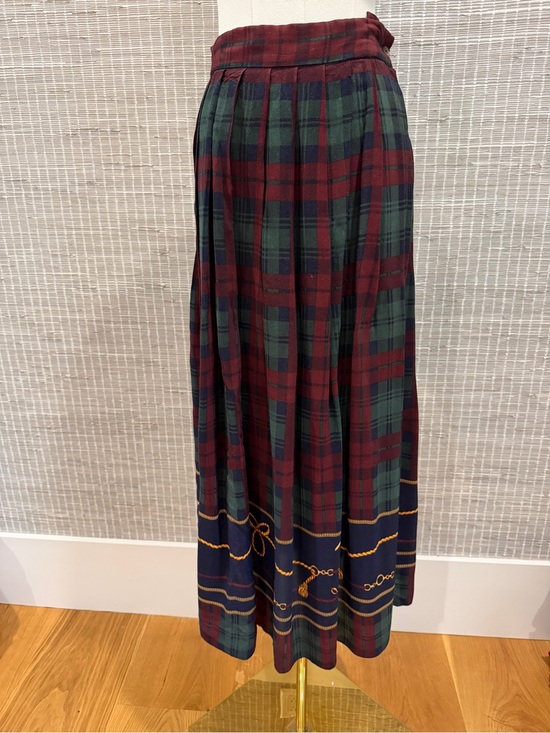Ralph Lauren Dresses & Skirts - Vintage Ralph Lauren Blue Label Tartan Plaid Equestrian Skirt